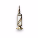 Antique Moroccan Perfume Bottle Glass, Set Of 3 Bottle