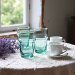 Set of 6 Transparent Beldi tea glasses