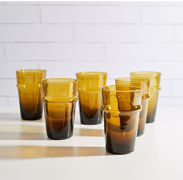 Beldi Tea Glasses, Set Of 6