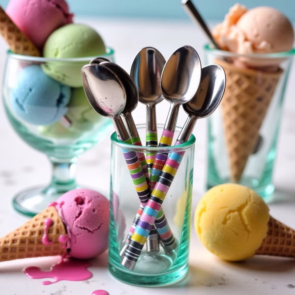 Handmade Ceramic Tea Spoons