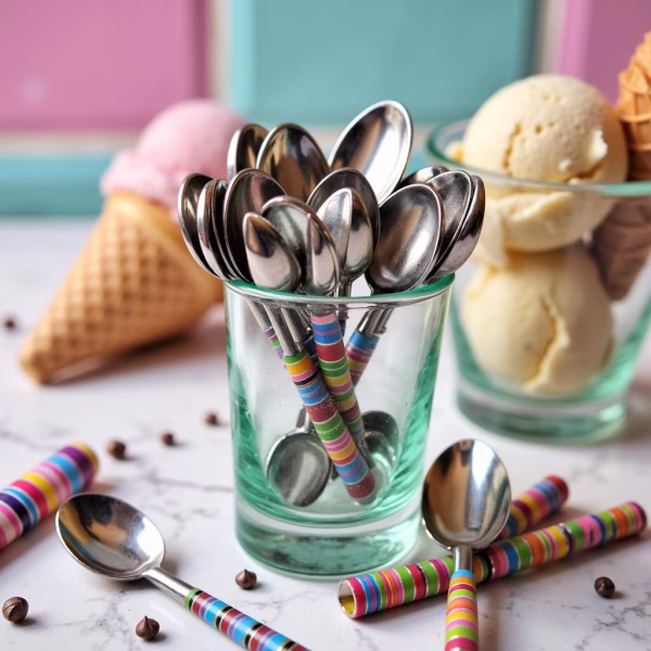 Handmade Ceramic Tea Spoons