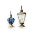 Vintage Glass Perfume Bottles, Set Of 2 Bottle