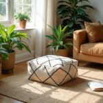 Best Moroccan kilim pouf