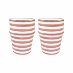 Moroccan Handmade Ceramic Cup, Set Of 6