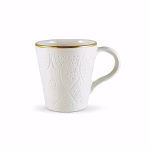 Moroccan Handmade Ceramic Mug With Handle, Set Of 2