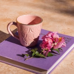 Moroccan Handmade Ceramic Mug With Handle, Set Of 2