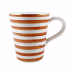 Moroccan Handmade Ceramic Mug With Handle, Set Of 2