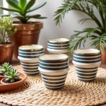Set the product on a Scandinavian-style shelf with stone coasters, dried botanicals, and modern geometric accents. the product must remain completely unchanged in size, shape, and all visible details.