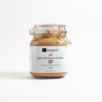 Amlou with almonds and argan oil in 1kg glass jar with clasp lid, traditional Moroccan spread by Marrakeche