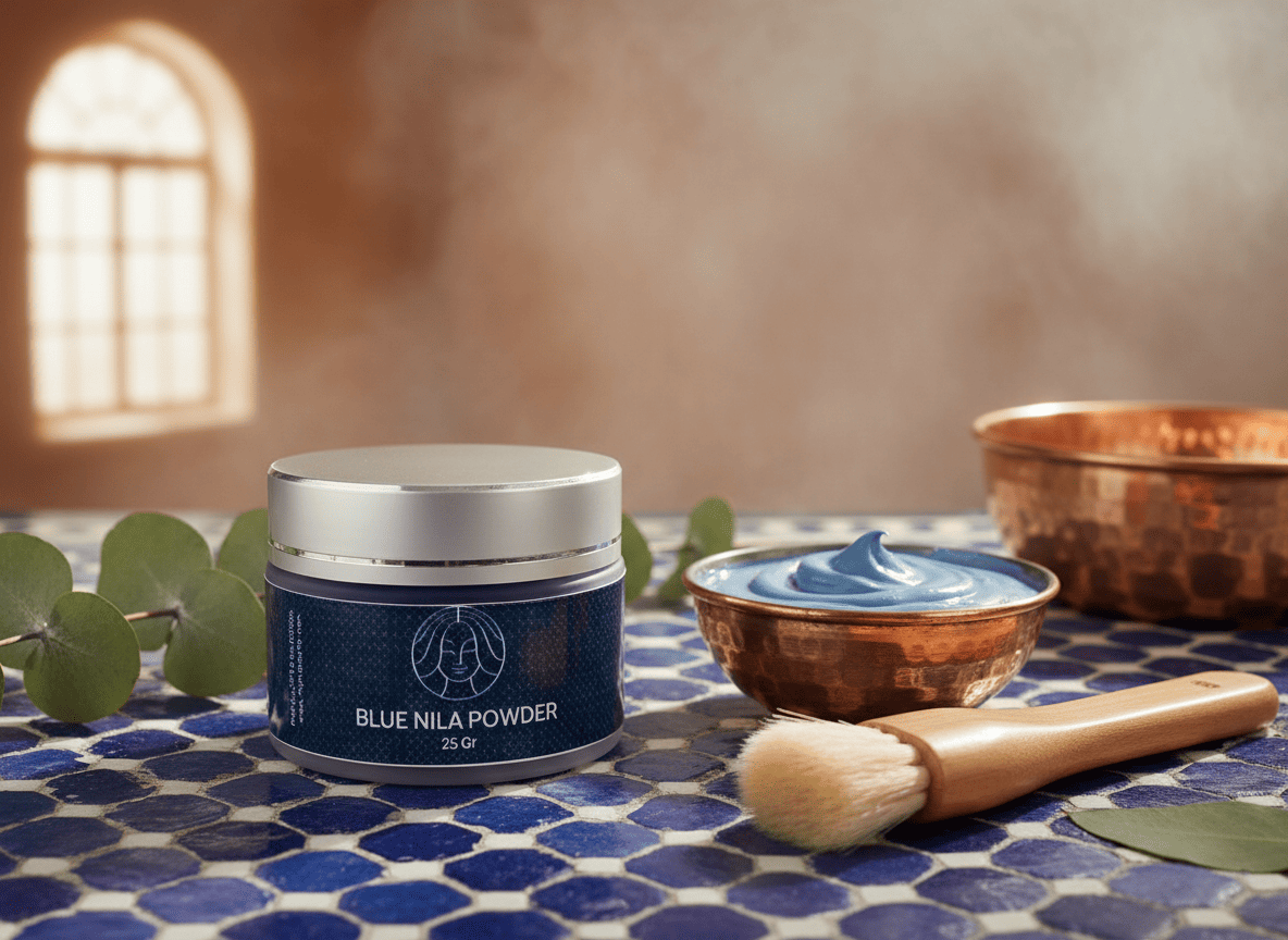 Moroccan Blue Nila Powder Moroccan Blue Nila Powder, Balancing Mask , 25G