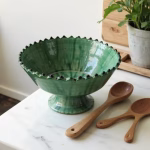 Handmade Green Moroccan Pottery Bowls