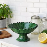 Handmade Green Moroccan Pottery Bowls