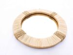 Moroccan Straw Hanging Wall Mirror