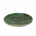 Moroccan Tamegroute Pottery Plate, Set Of 3