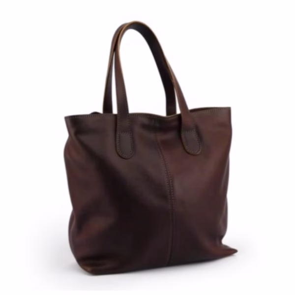 Moroccan Leather Tote Bag