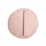 Moroccan Leather Pink Pouf, Piggy Pink