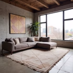 White Moroccan Rug (6.5x10 FT)