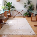 White Moroccan Rug (6.5x10 FT)