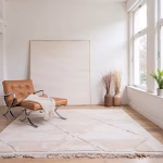 White Moroccan Rug (6.5x10 FT)