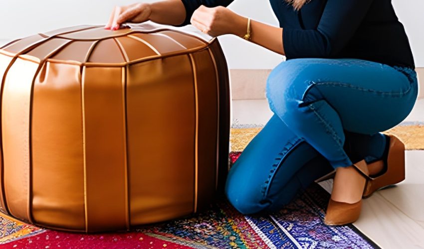 The Ultimate Guide on How to Fill Your Moroccan Leather Pouf