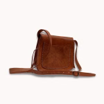 Brown Leather Shoulder Bag For Women