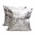 Product photo of gray embroidered Moroccan pillow covers set