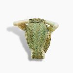 Woven Straw Bull Head