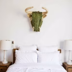 Woven Straw Bull Head
