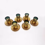 Moroccan Tea Glasses with Saucers - Set of 6