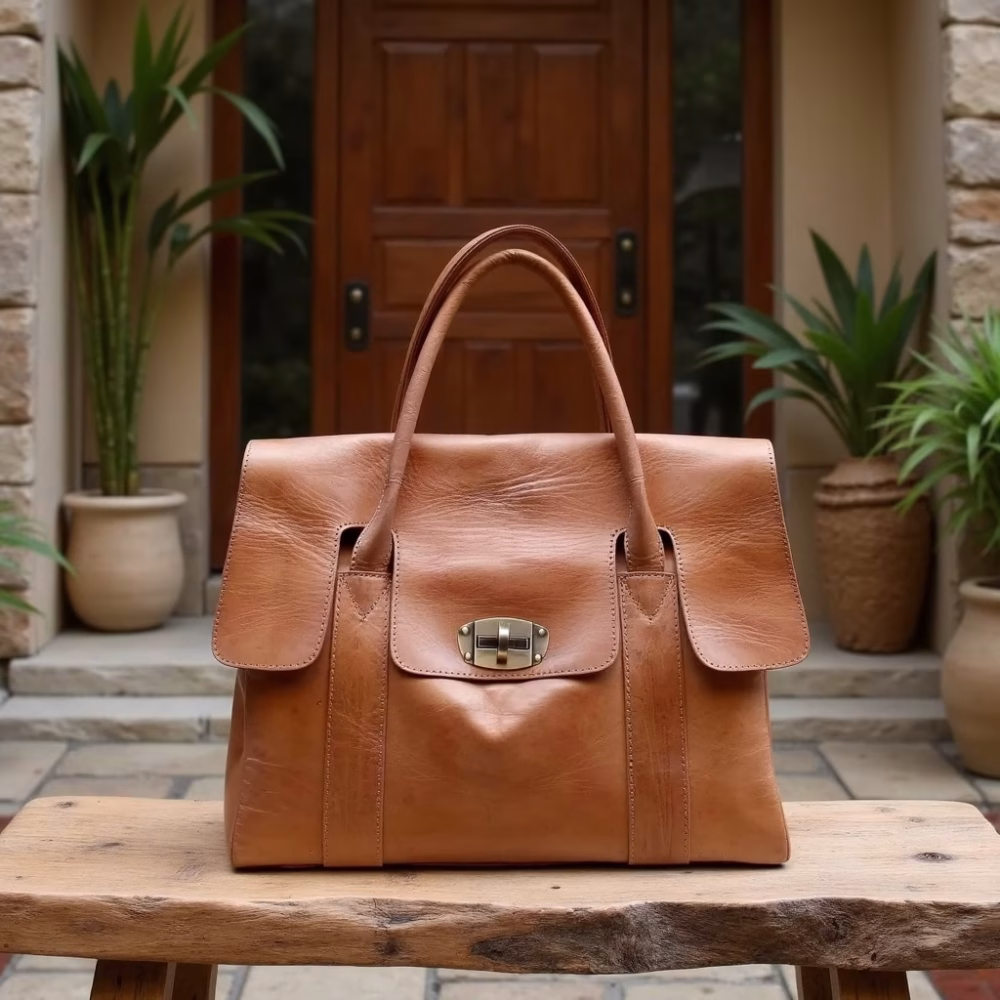 Classic leather bayswater bag outdoor styling
