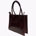 Handmade Moroccan Woven Leather Handbag
