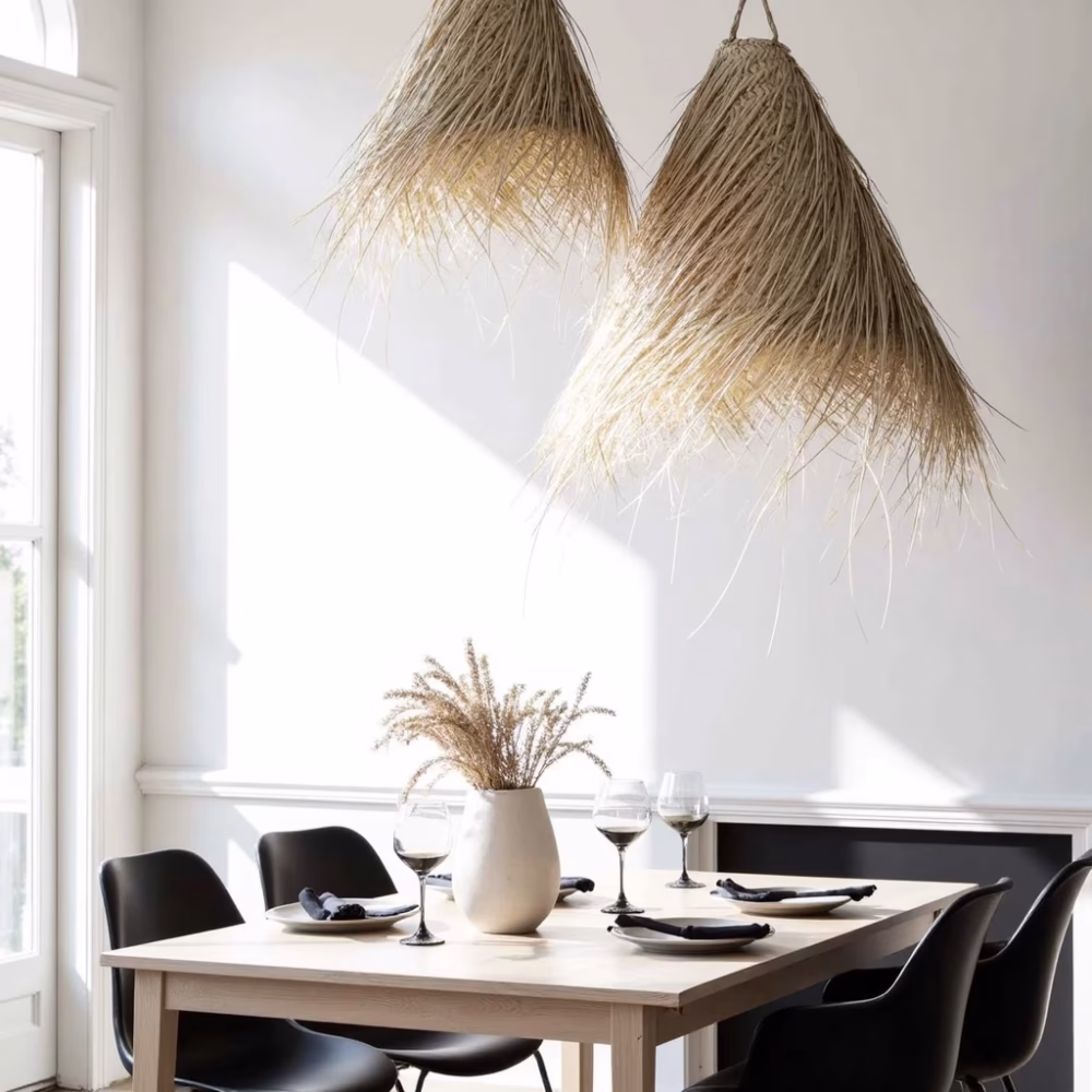 Handmade Moroccan Palm Leaf Lampshade
