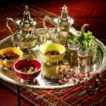 Moroccan Mint Tea - Traditional Moroccan Tea set