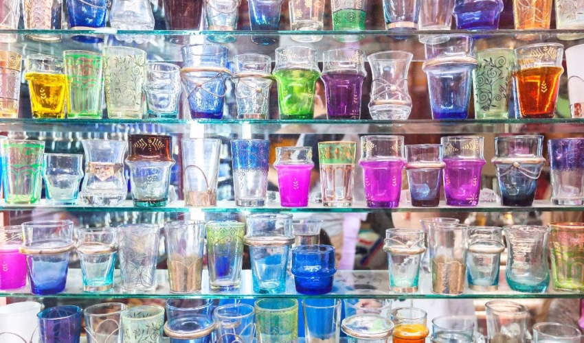 The Art of Making Moroccan Tea Glasses: A Crafted Beauty from Raw Materials