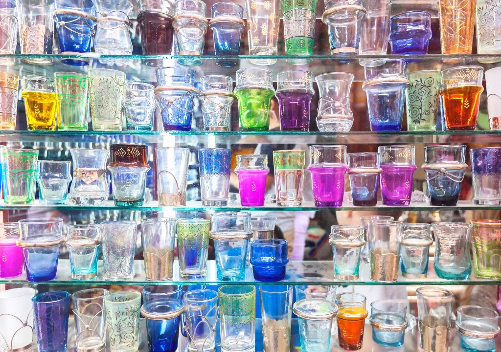 The Art of Making Moroccan Tea Glasses: A Crafted Beauty from Raw Materials