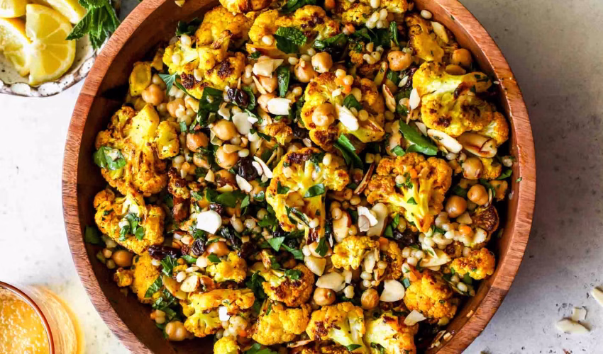Moroccan Cauliflower Couscous Bowl