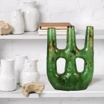 Tamegroute ceramic holder with white pottery collection