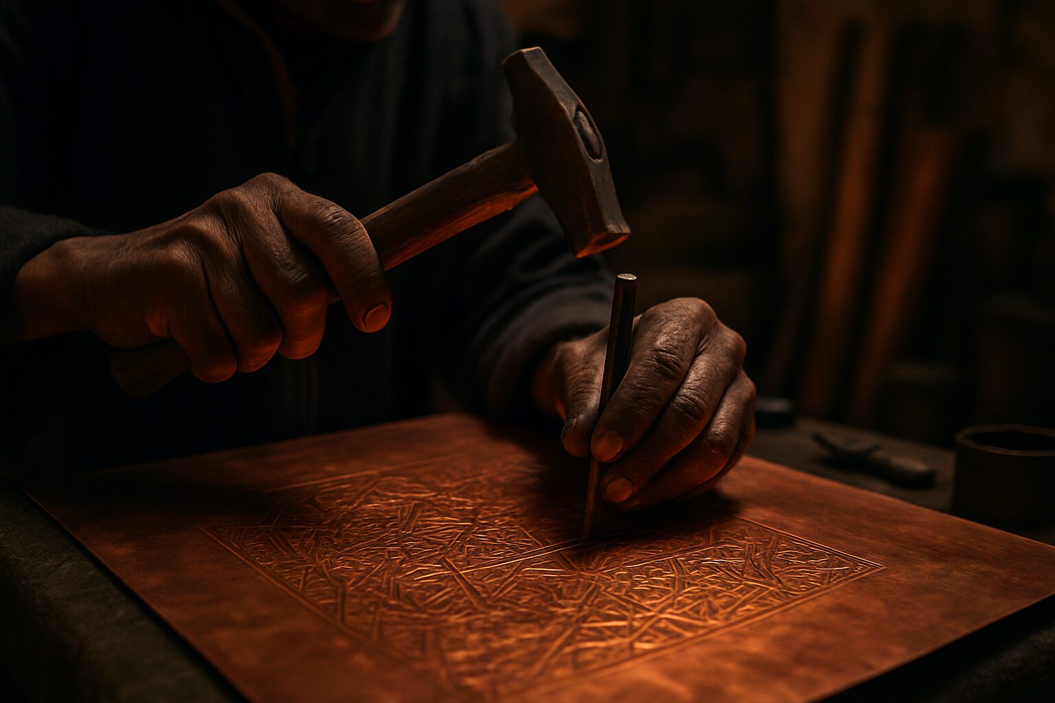 Meet Abdul Jalil: The Moroccan Copper Lamp Artisan Lighting Up the World from Marrakesh