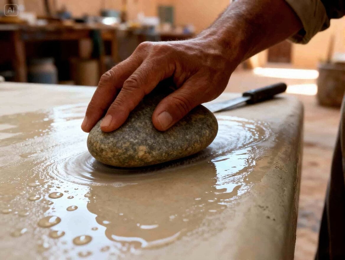 The Traditional Art of Tadelakt: Understanding Morocco's Ancient Waterproof Plaster The Traditional Art of Tadelakt: Understanding Morocco's Ancient Waterproof Plaster