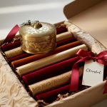Brass decorative box presented in luxury gift box with ribbon for special occasions