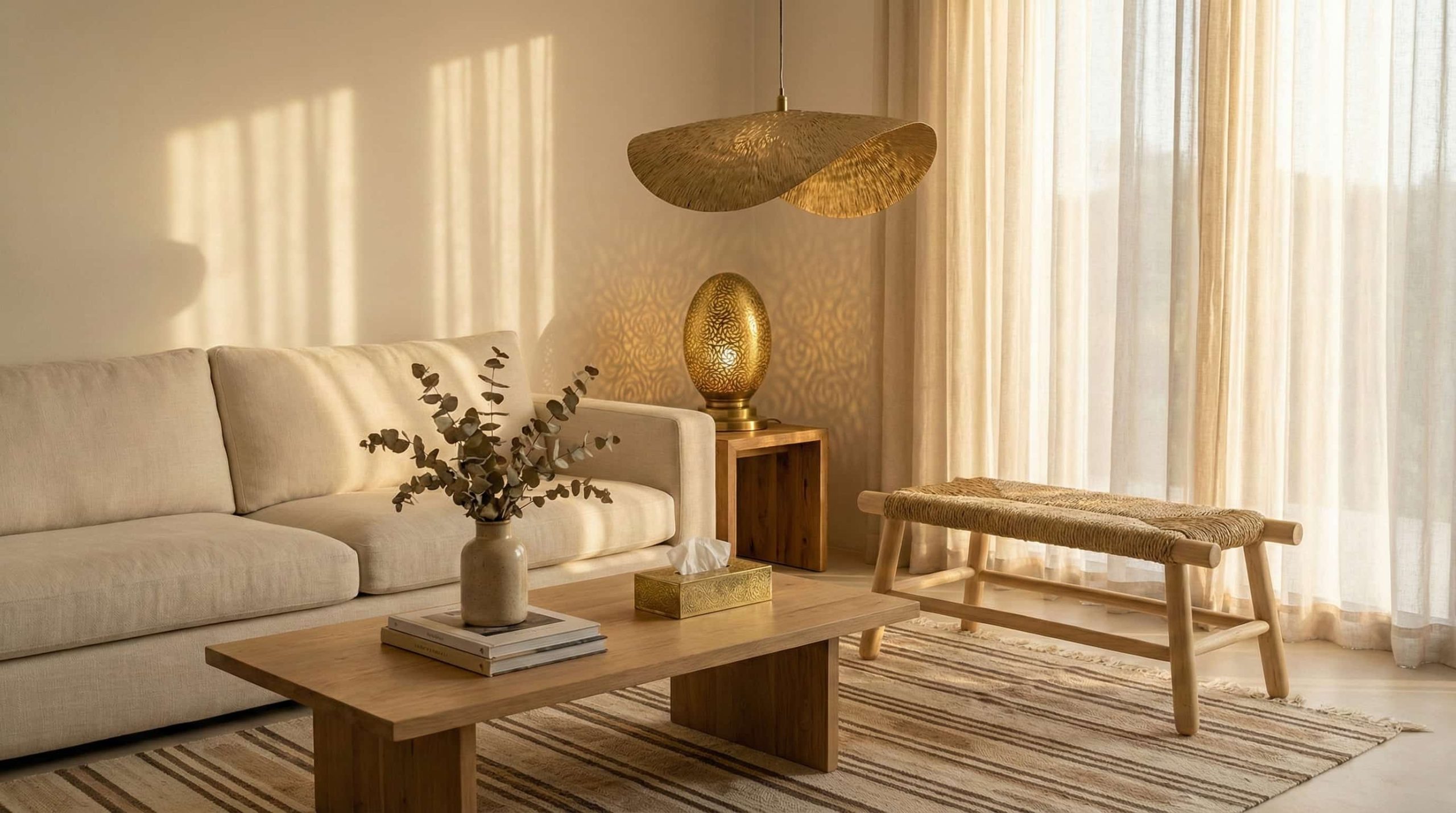How to Style Riad Golden Hour: Where Natural Texture Meets Polished Brass How to Style Riad Golden Hour: Where Natural Texture Meets Polished Brass